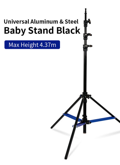 Dearkol MYD-0040B 4130mm Unique Collar Baby Stand Black, One Leveling Leg