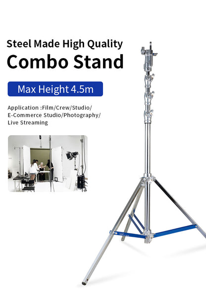 Dearkol MYC-1035 3450mm Combo Stand Unique Collar ,3 Sections, One Leveling Leg