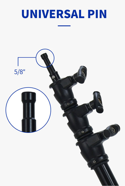 Dearkol MYD-0040B 4130mm Unique Collar Baby Stand Black, One Leveling Leg