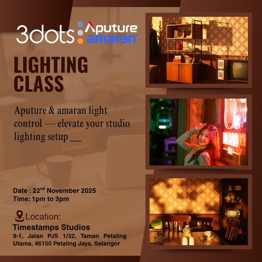 Aputure amaran workshop 22nd November 2025