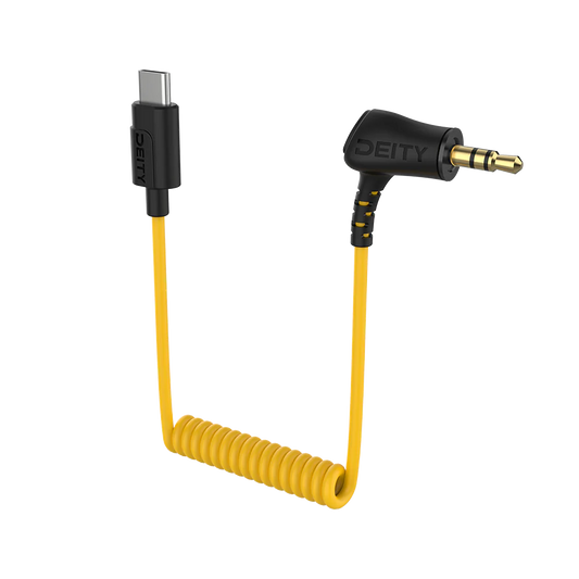 Deity C21 - 3.5 TRS To USB-C Coiled Audio Cable