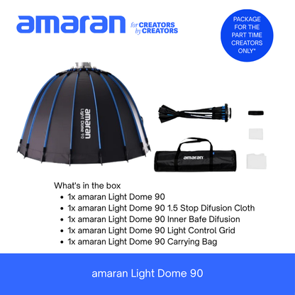 [PRE-ORDER] Combo Halo 300x + Light Dome 90 + reflector + amaran Go + Light Stand