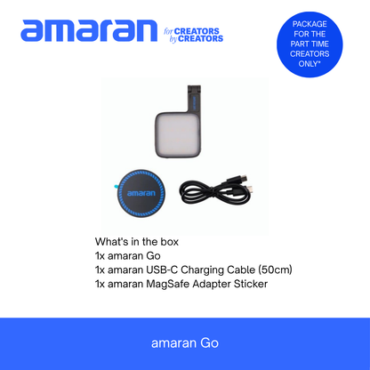 [PRE-ORDER] Combo Halo 300x + Light Dome 90 + reflector + amaran Go + Light Stand