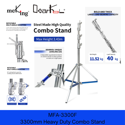 Meking MFA-3300F 3300mm Steel Made Combo Stand