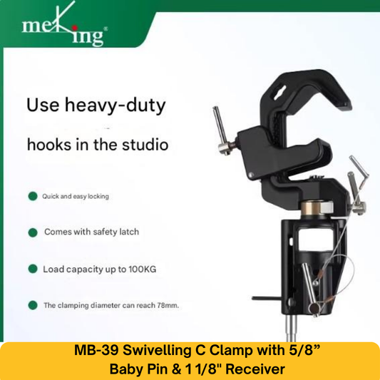 Dearkol MB-39 Swiveling Pipe Clamp max ⌀28-78mm