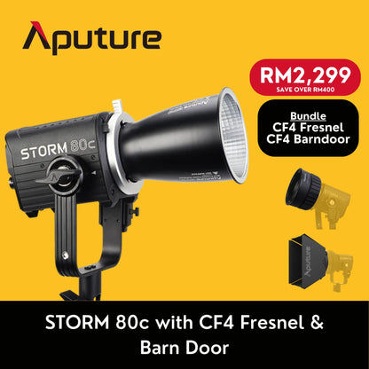 [Bundle Promo] STORM 80c with CF4 Fresnel and Barndoor