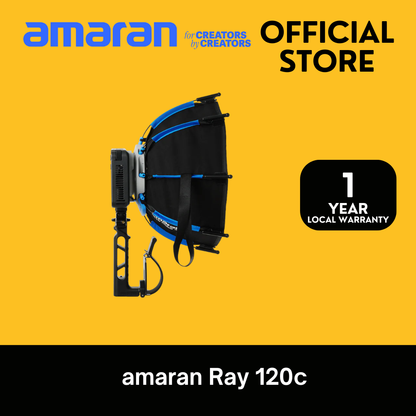 PRE-ORDER [NEW] amaran Ray 120c [Best-in-Class 120w Brightness, OmniColor][IP54 Weather Resistance]