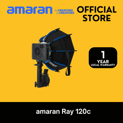 PRE-ORDER [NEW] amaran Ray 120c [Best-in-Class 120w Brightness, OmniColor][IP54 Weather Resistance]