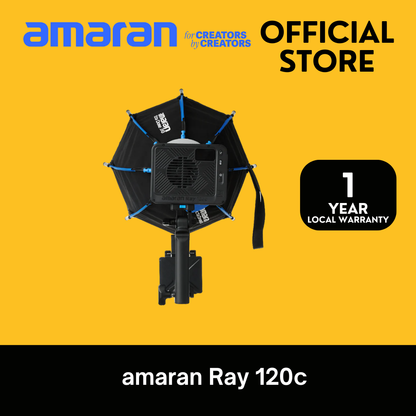 PRE-ORDER [NEW] amaran Ray 120c [Best-in-Class 120w Brightness, OmniColor][IP54 Weather Resistance]