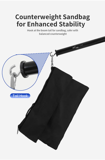 Meking L-1117 Boom Arm with Sand Bag, Max Load 2Kg (STAND NOT INCLUDED)