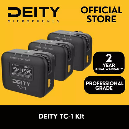 Deity Microphones TC-1 Wireless 3-pack kit (Bluetooth, 2.4 GHz)